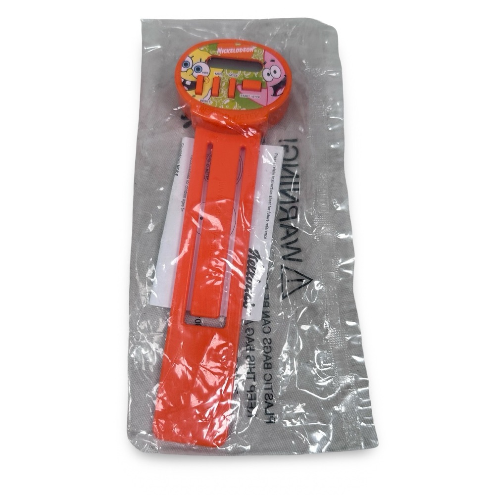 Kelloggs Nickelodeon SpongeBob SquarePants Read-O-Meter Bookmark Timer 2007 New